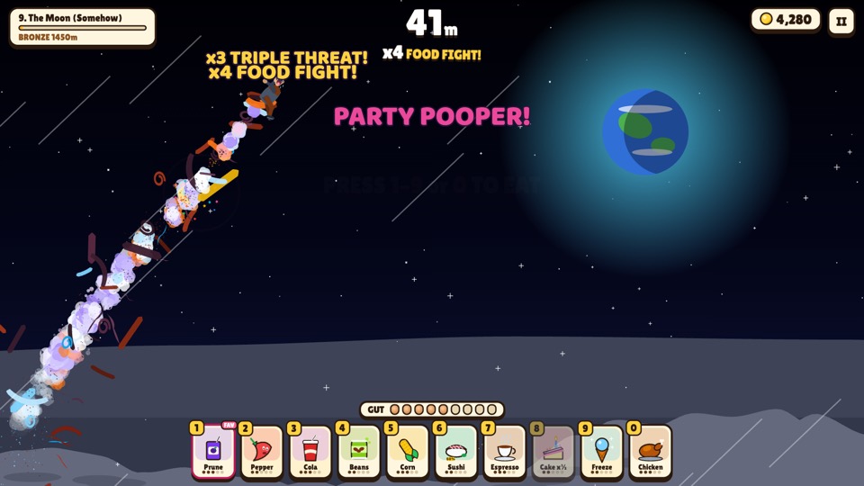 PARTY POOPER! on The Moon (Somehow)